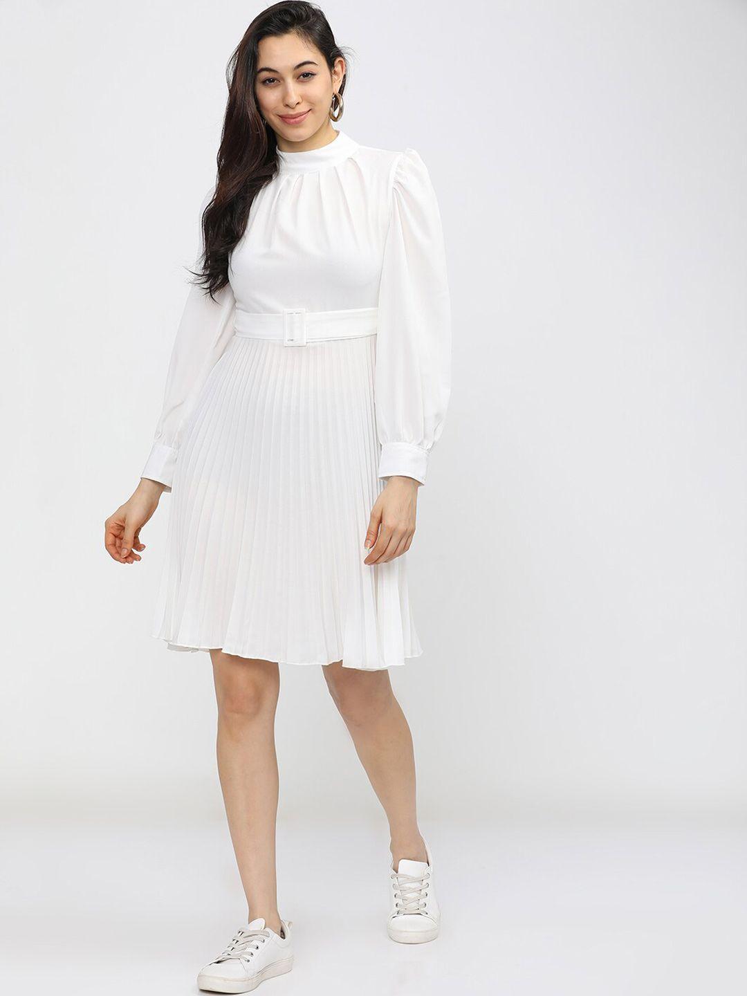 tokyo talkies white striped dress