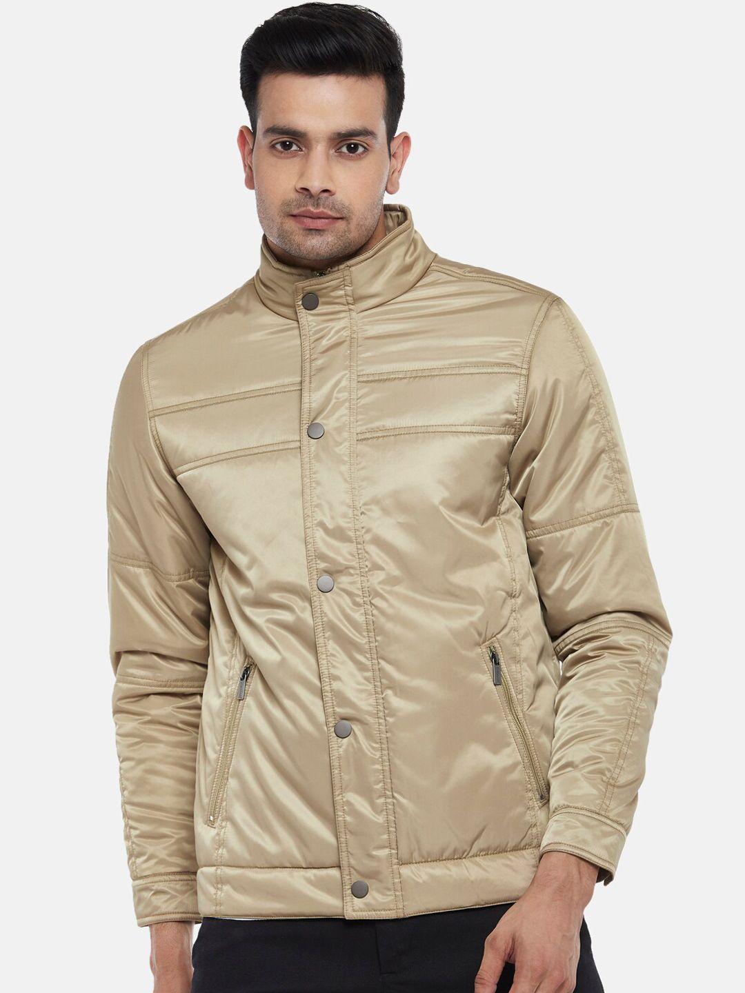 byford by pantaloons men beige padded jacket