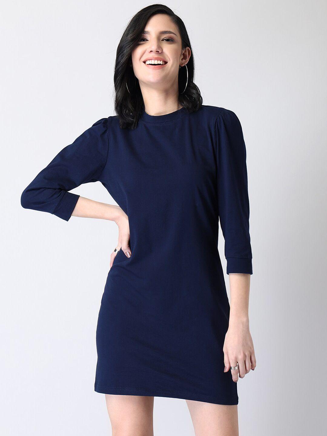 faballey blue ethnic sheath dress