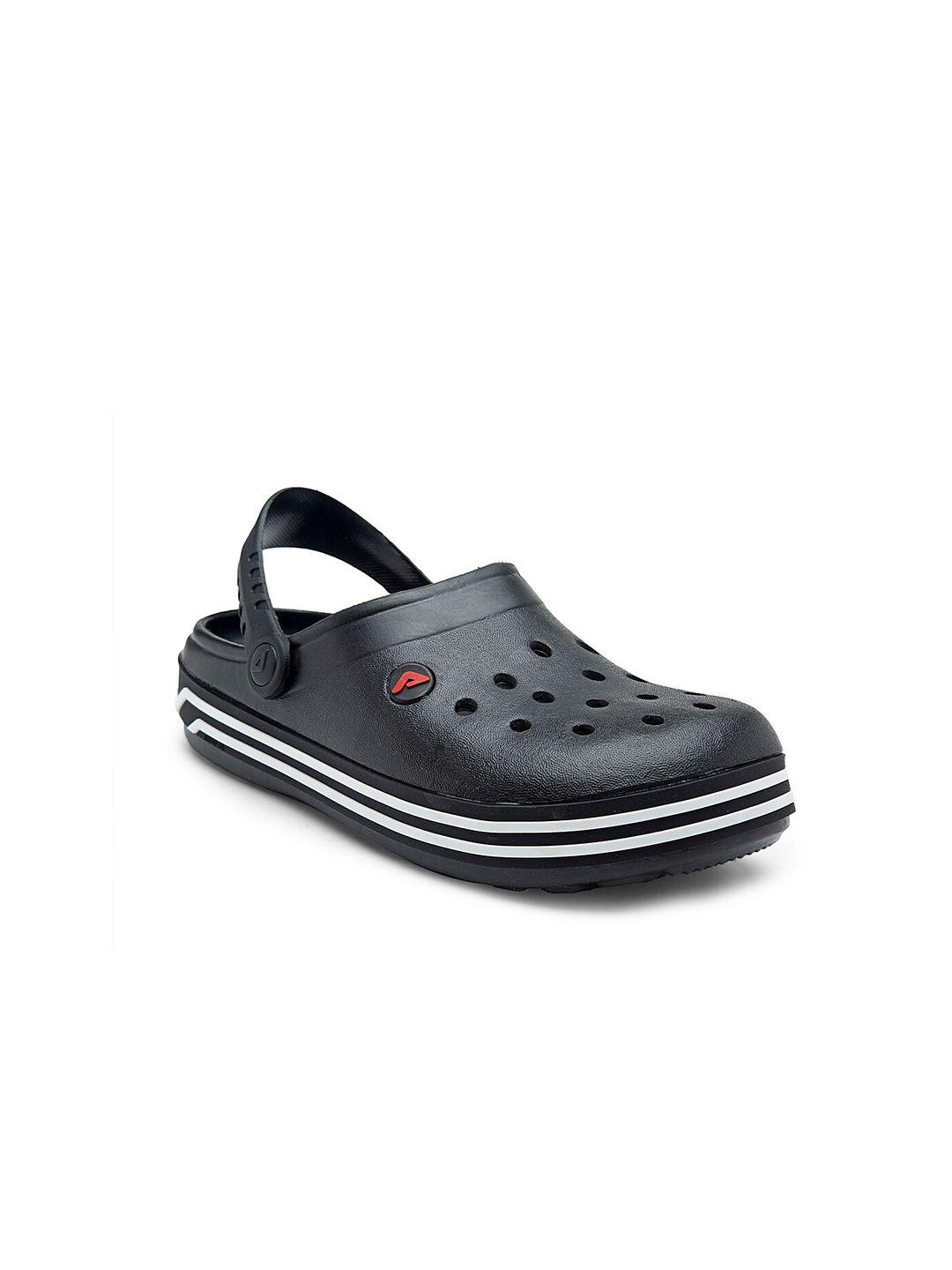 adda men black & white clogs