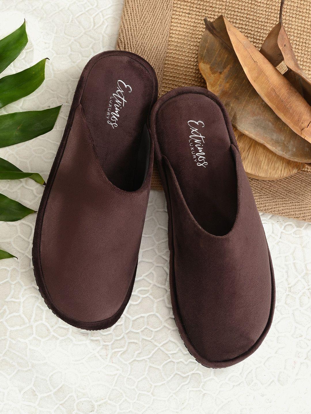 extrimos men brown room slippers