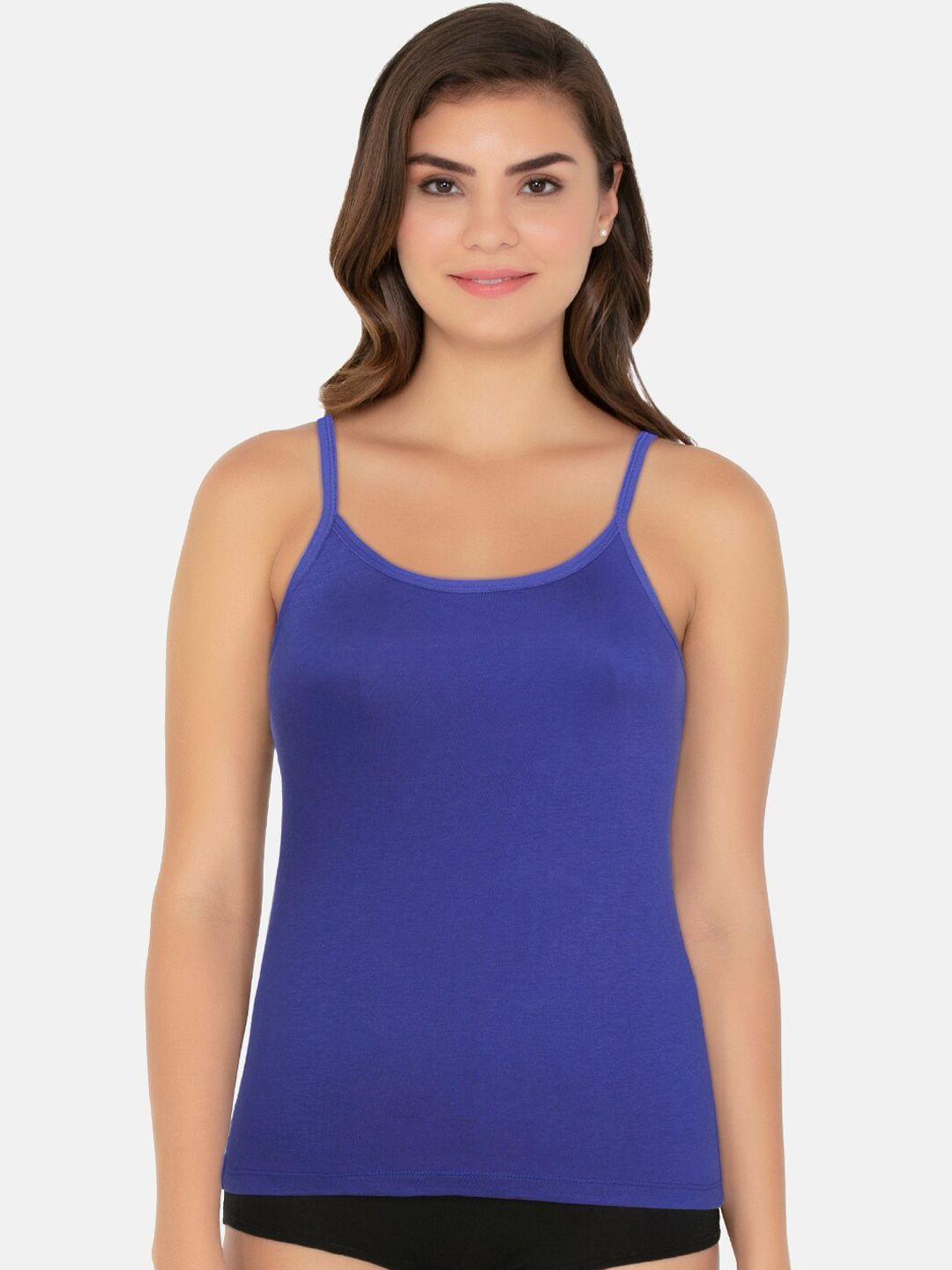 amante women blue cotton camisole