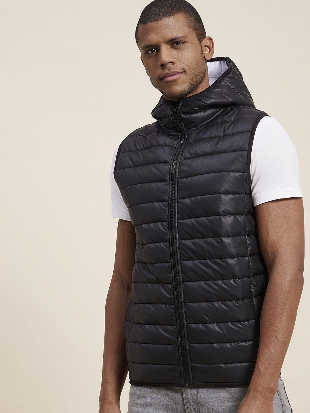 mascln sassafras men black puffer jacket