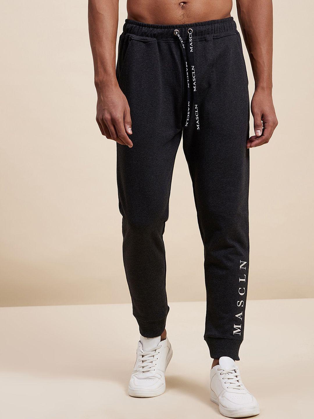 mascln sassafras men grey solid joggers