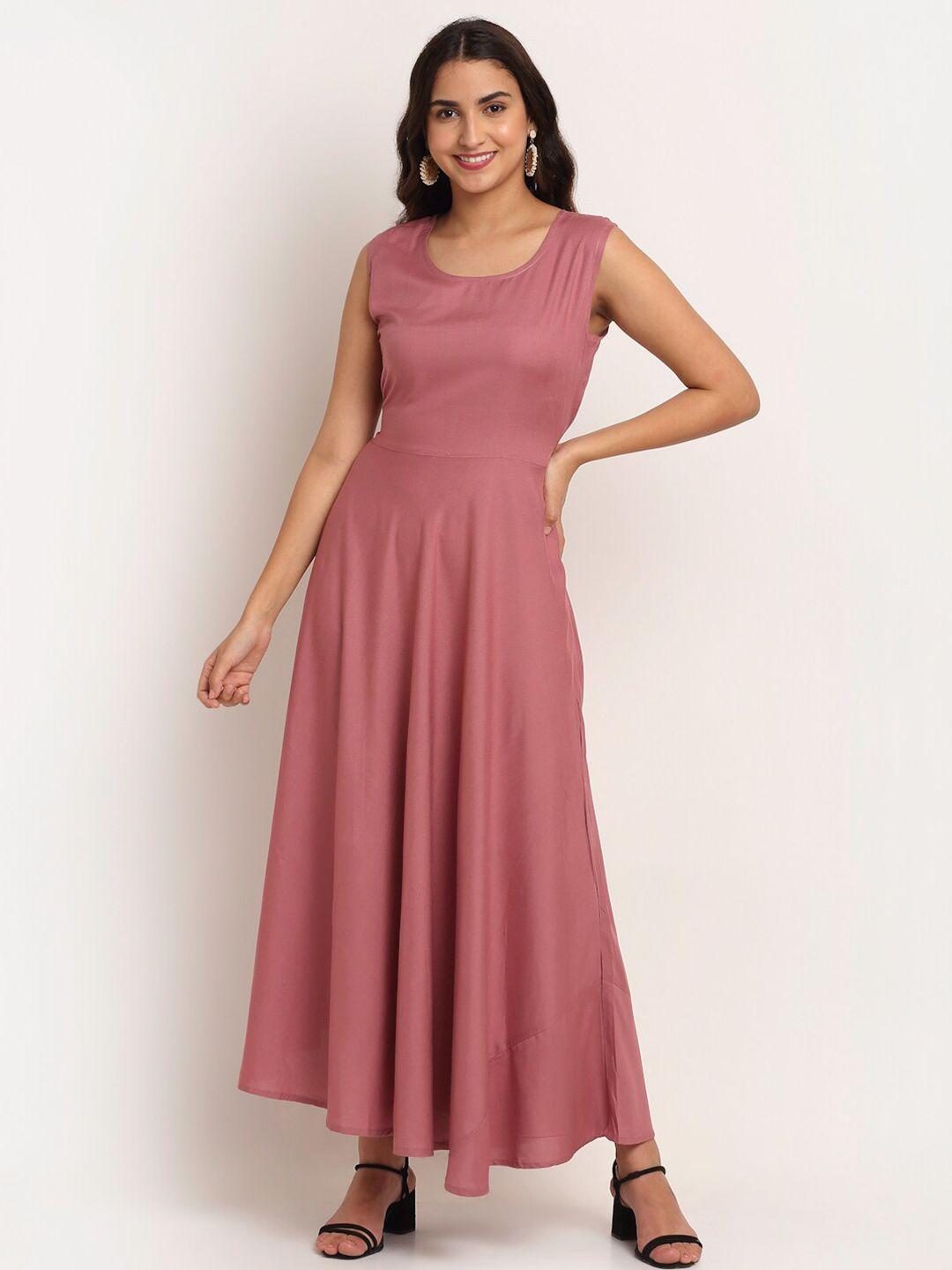 aawari mauve maxi dress