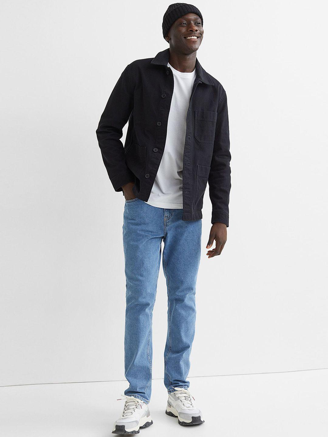 h&m men blue slim jeans