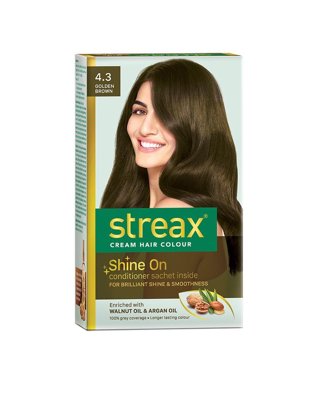 streax hair colour - golden brown 120 ml