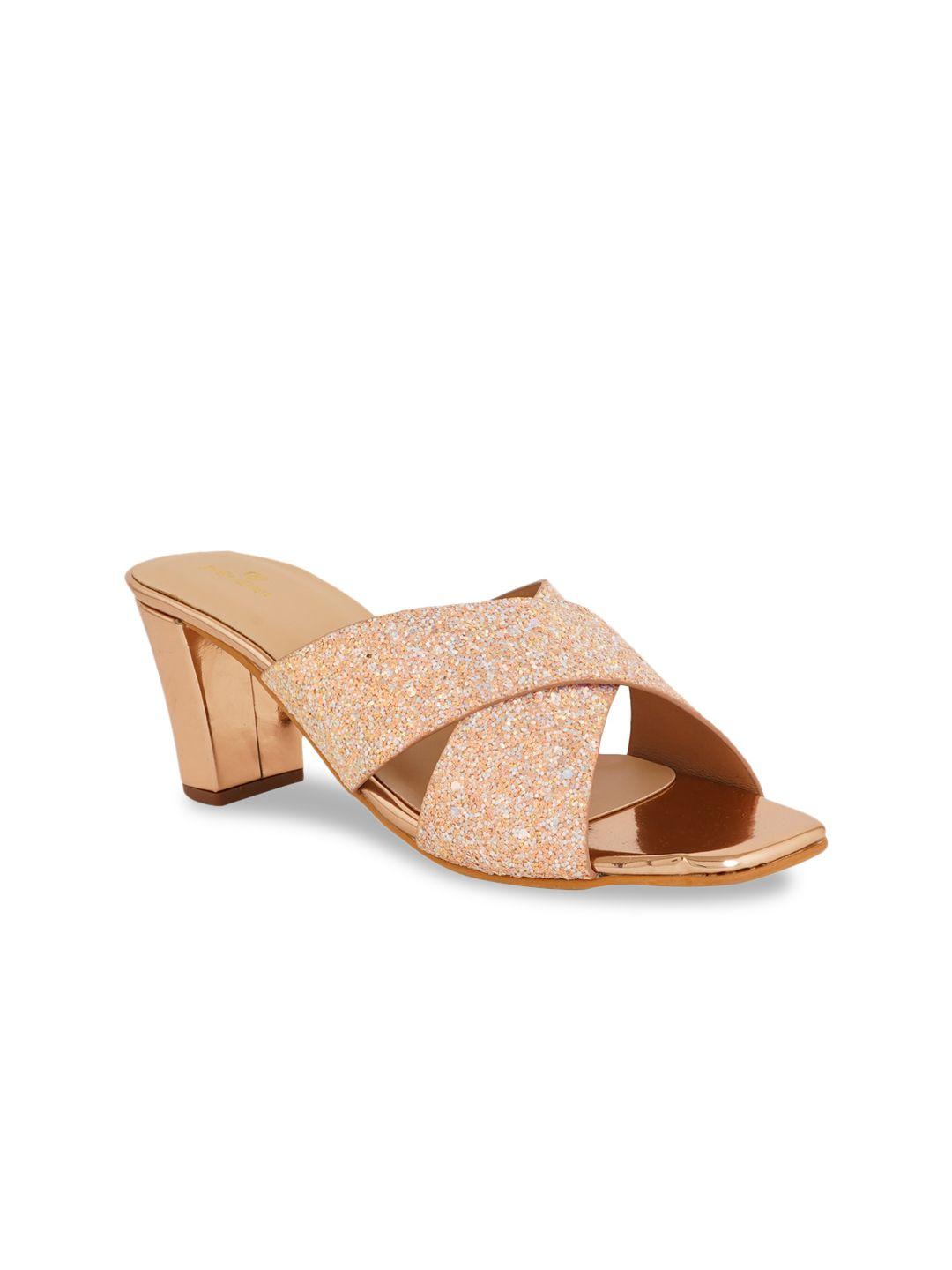 pelle albero pink block sandals