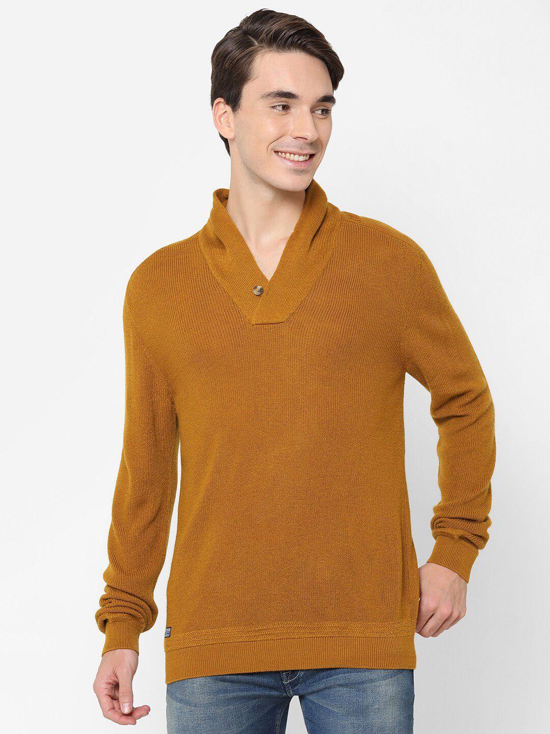 pepe jeans men brown pullover