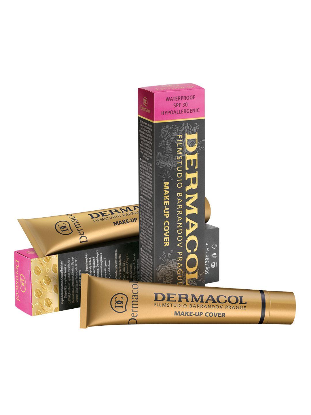 dermacol  shade 222 makeup cover 1122a-dark golden beige