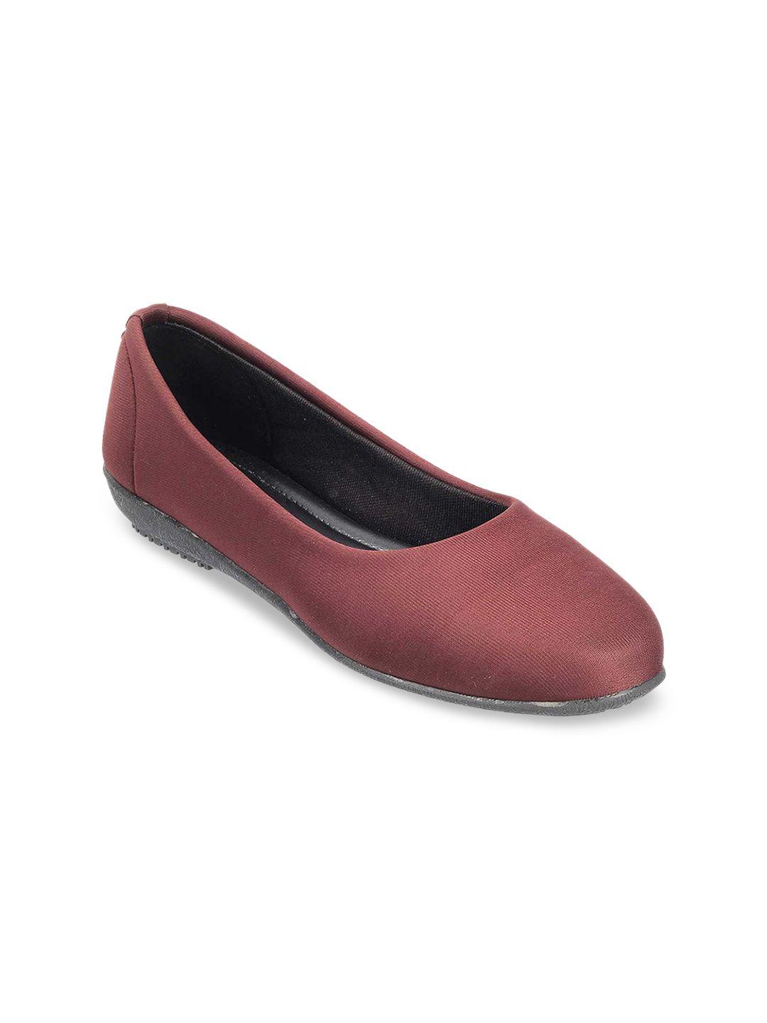 walkway by metro women brown ballerinas flats