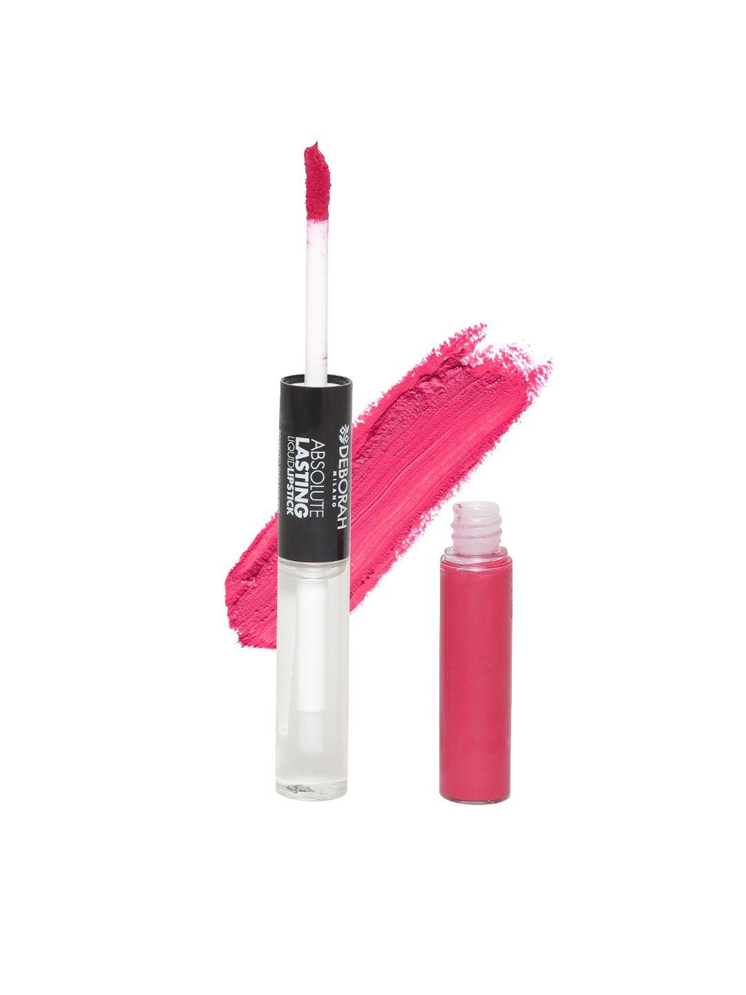 deborah milano absolute lasting hot fuxia liquid lipstick with gloss 06