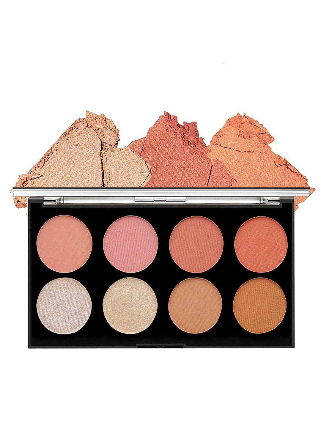 mars women fantasy highlighter blusher & contour intense pigmented face palette