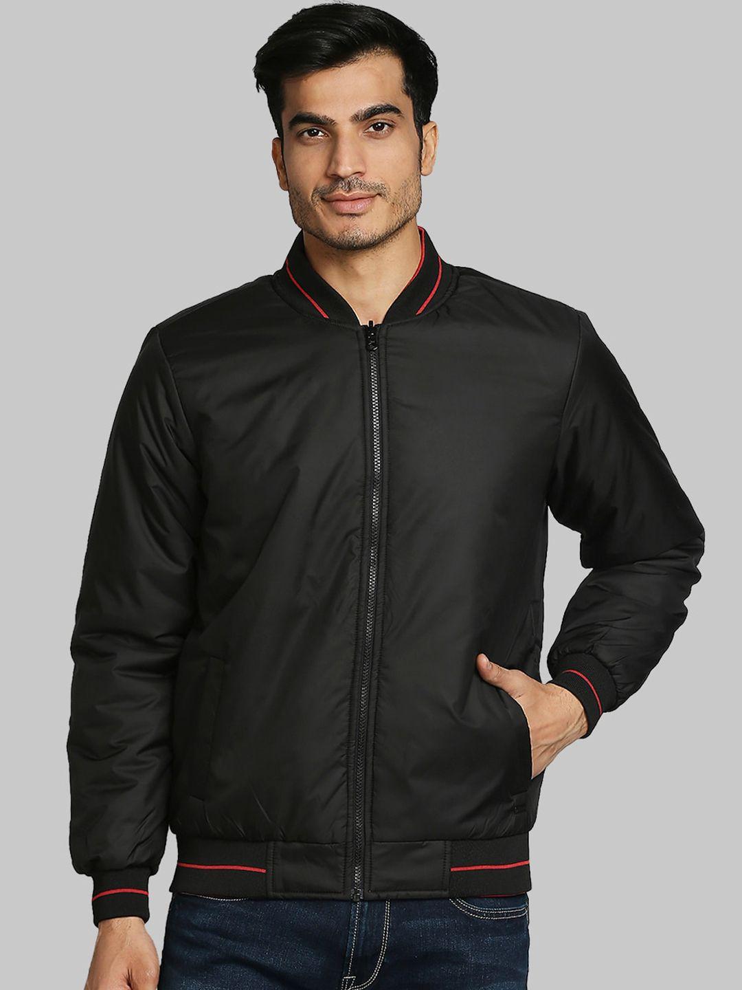 parx men black reversible bomber jacket