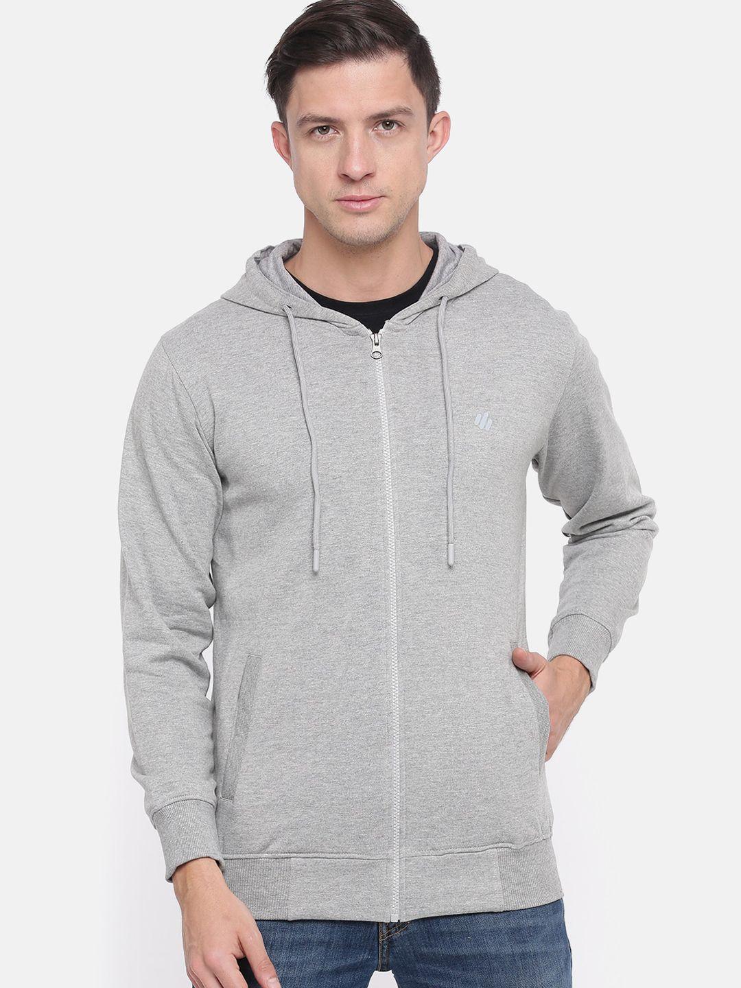 onn men grey longline outdoor sporty jacket