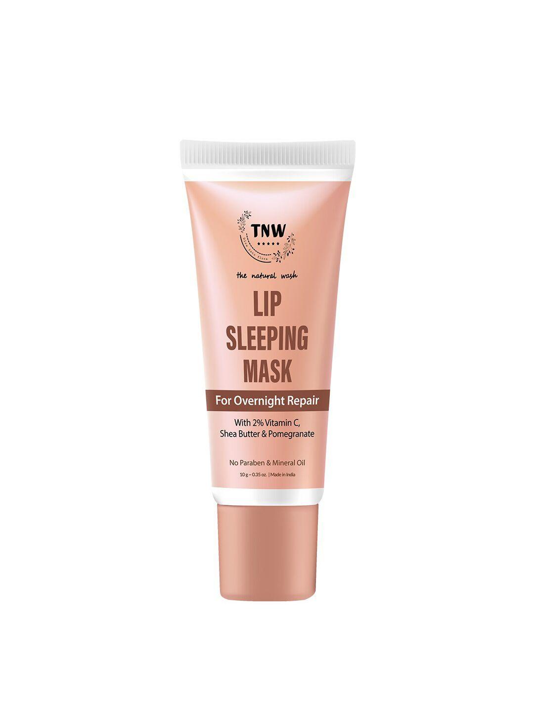 tnw the natural wash lip sleeping mask with 2% vitamin c & shea butter