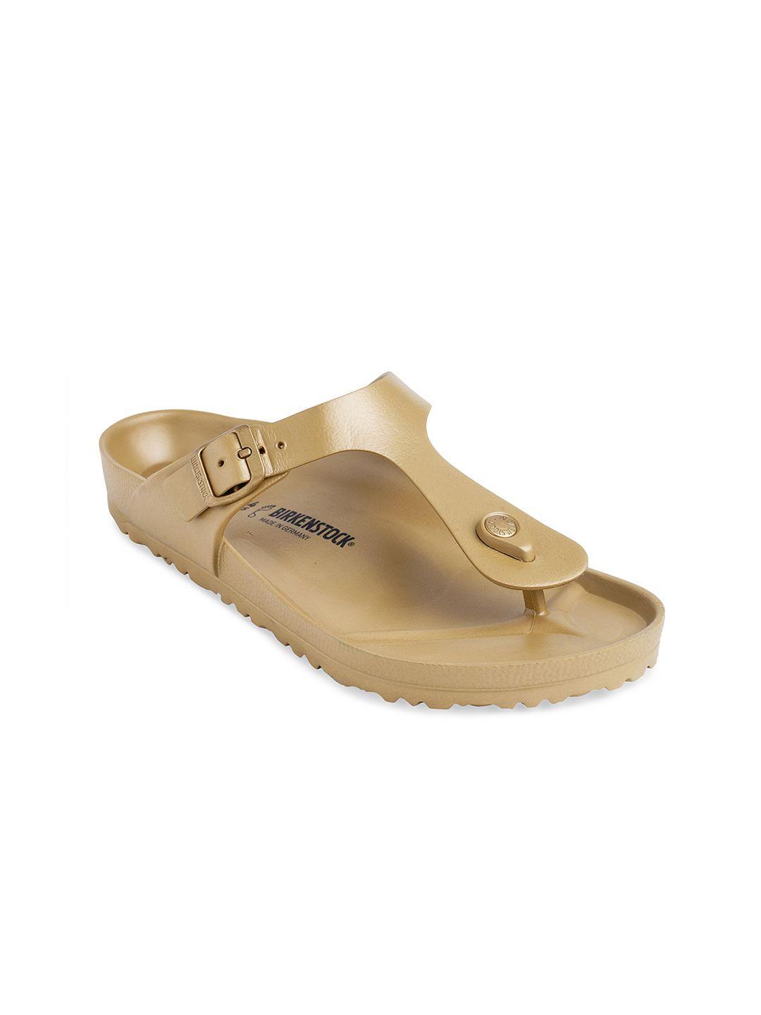 birkenstock unisex regular width glamour gold gizeh essentials slide sandals