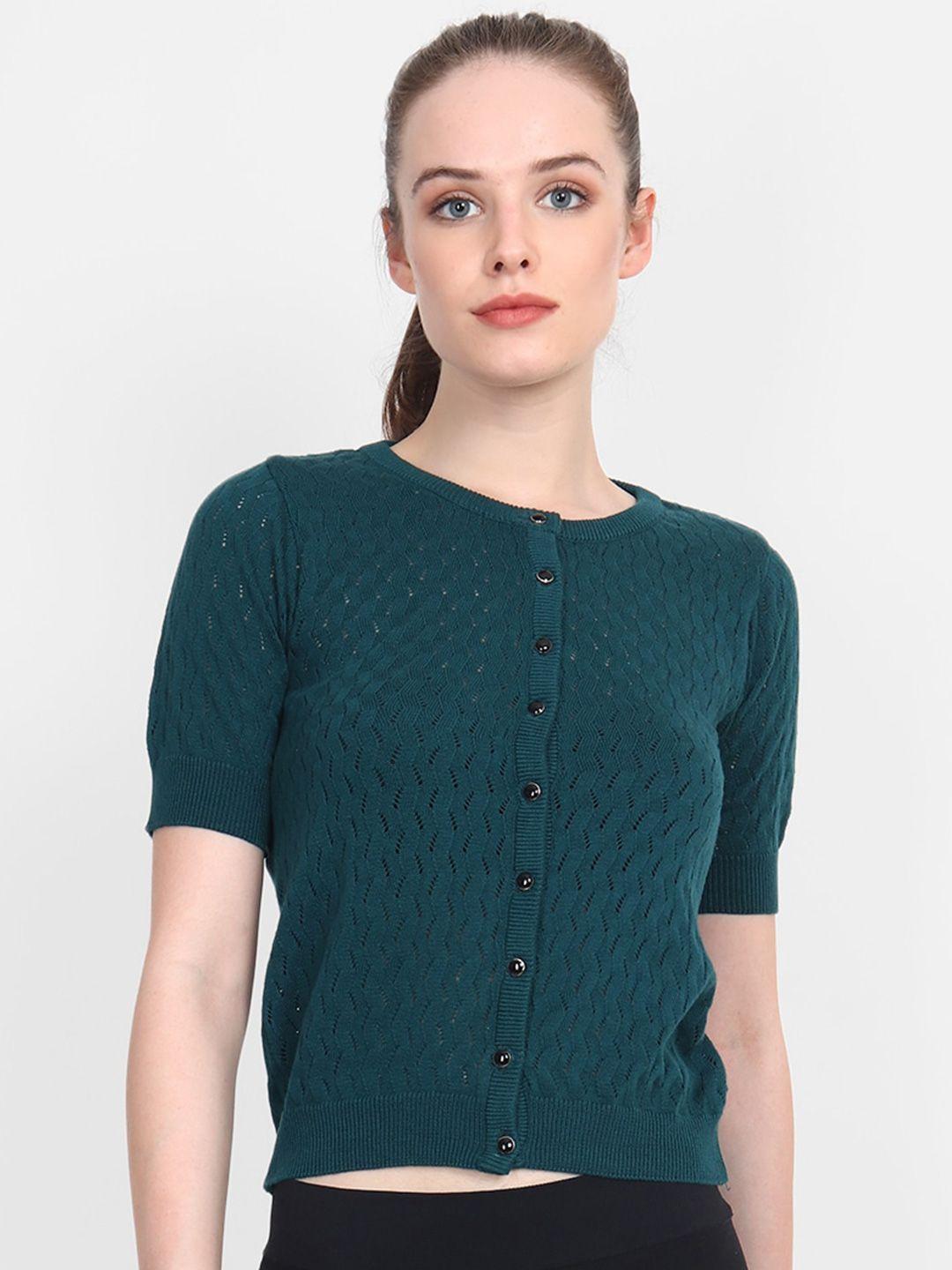 joe hazel woman green cardigan