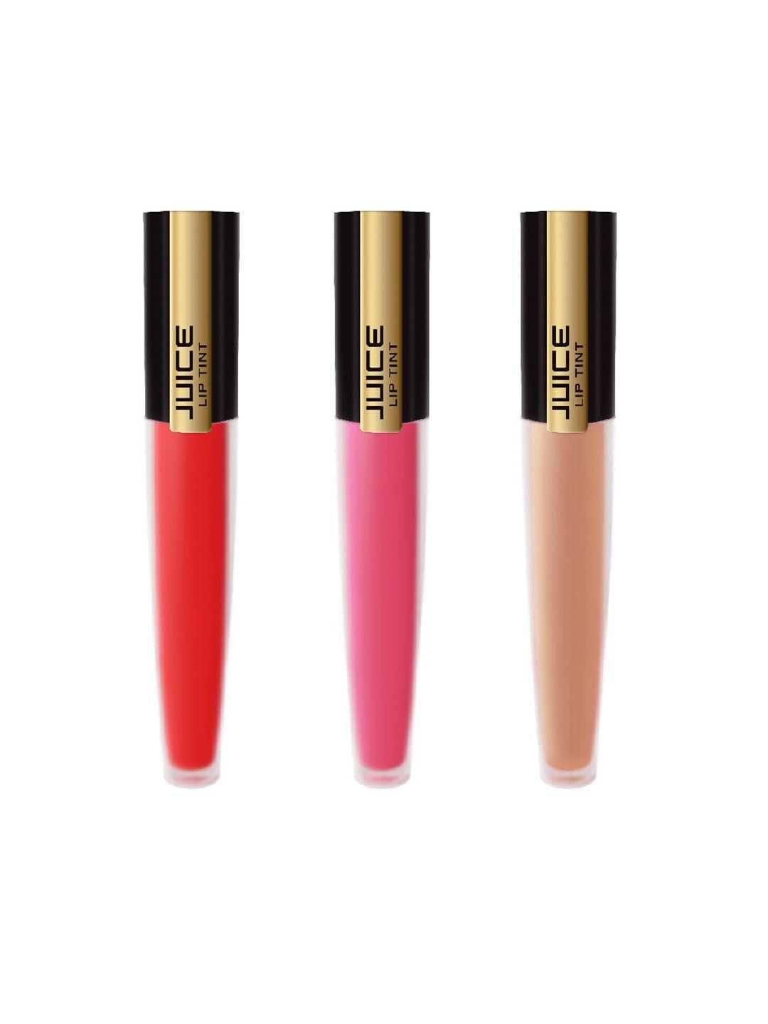 juice matte lip tint pack of 3 lipstick