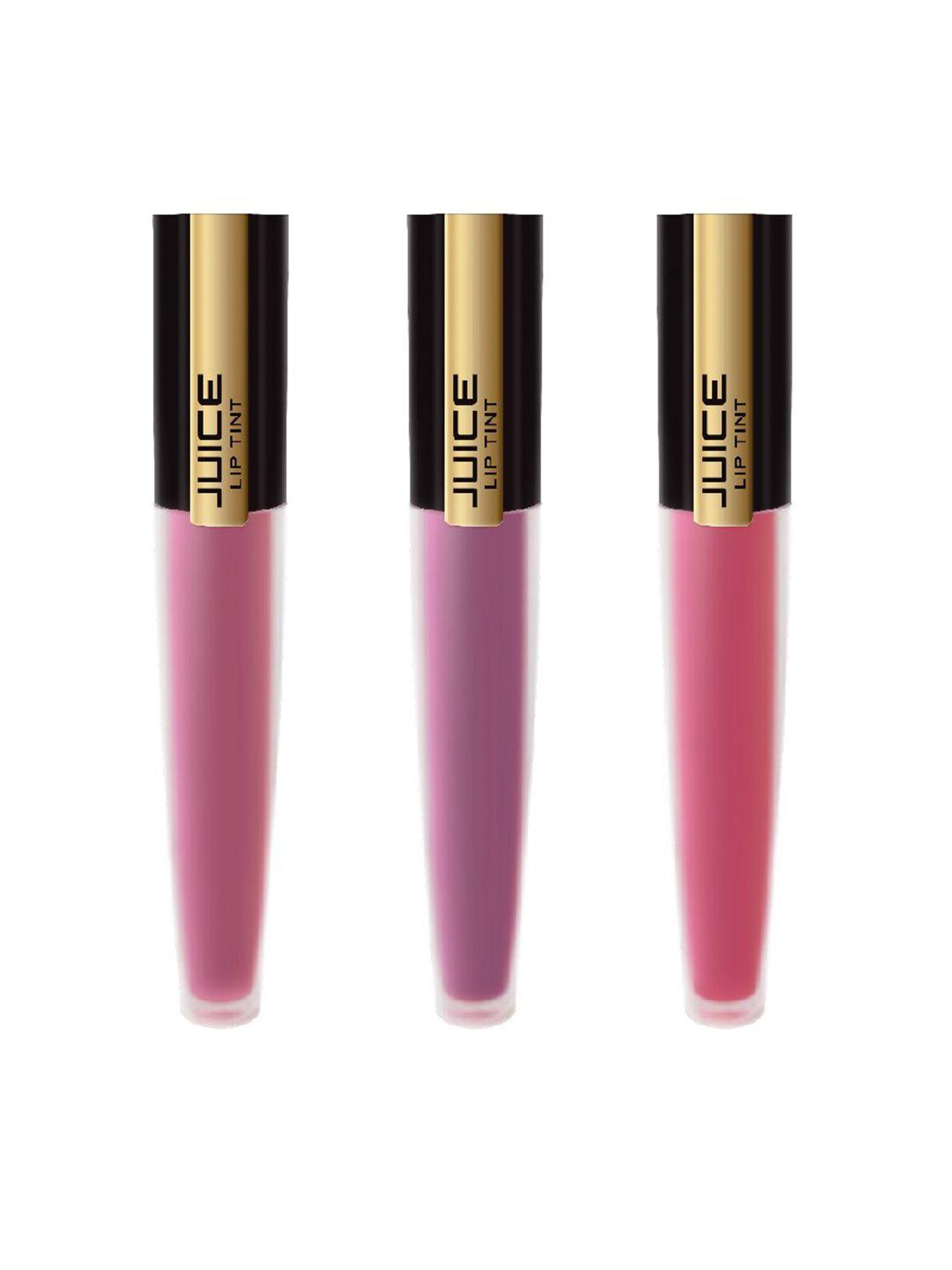 juice purple lip tint pack of 3 lipsticks