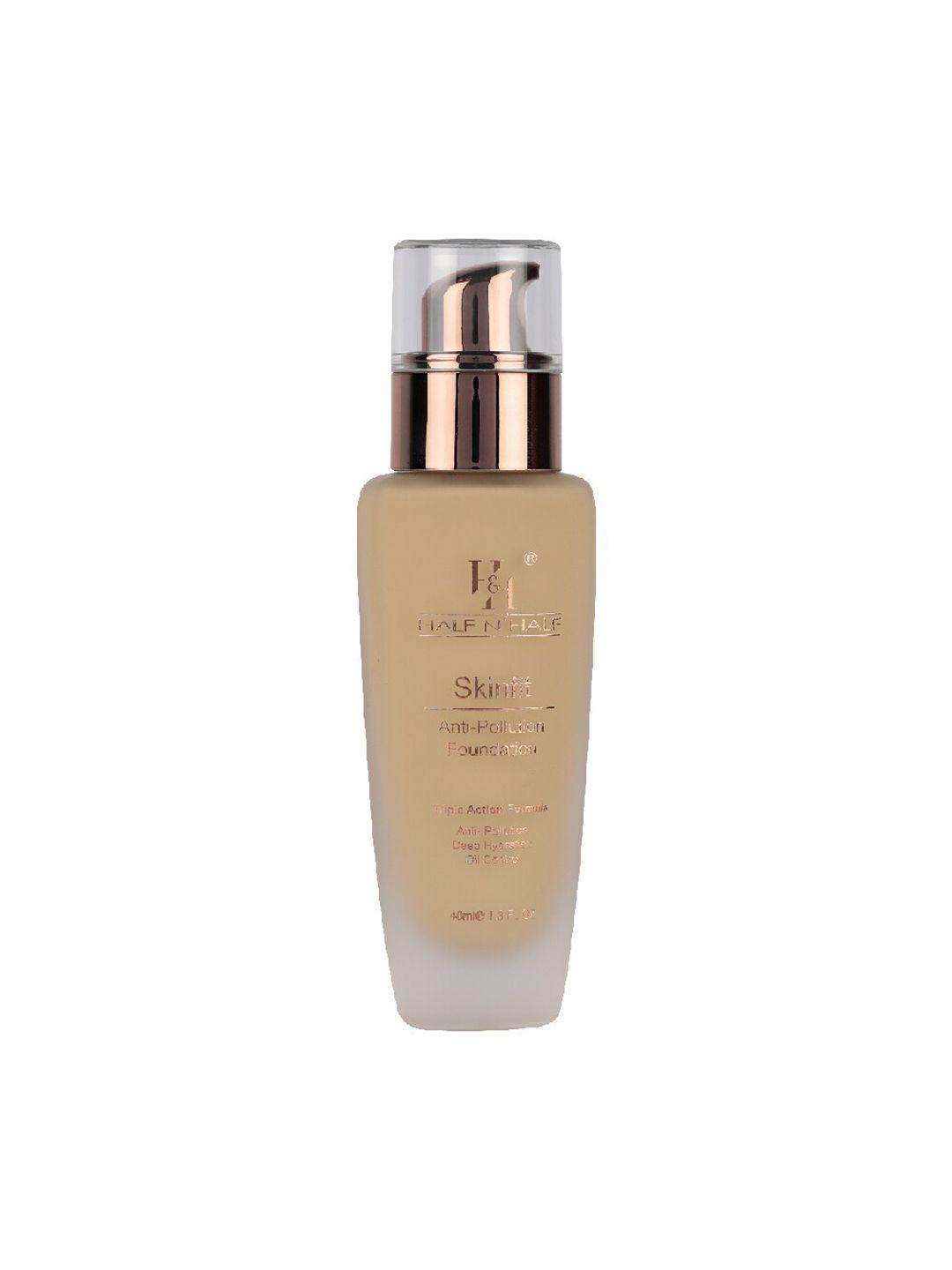 half n half anti-pollution deep hydration and oil control foundation 02 classic ivory 40ml