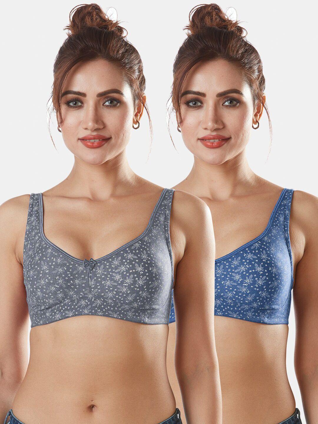 sonari pack-2 assorted floral bra