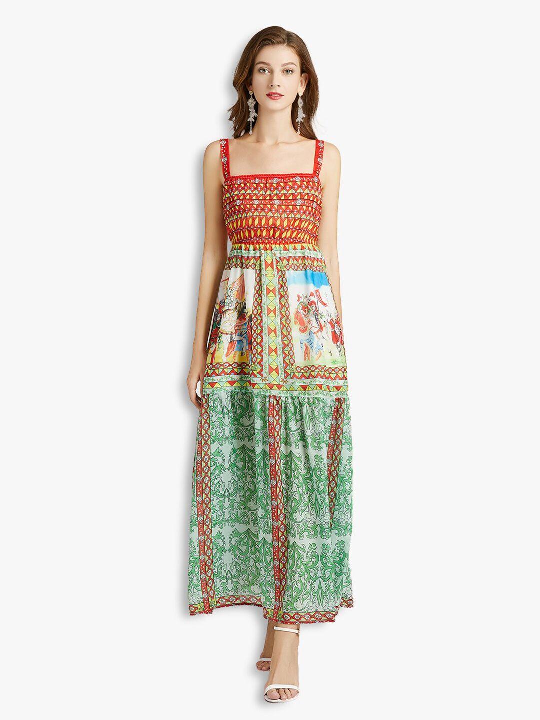 jc collection multicoloured ethnic motifs maxi dress