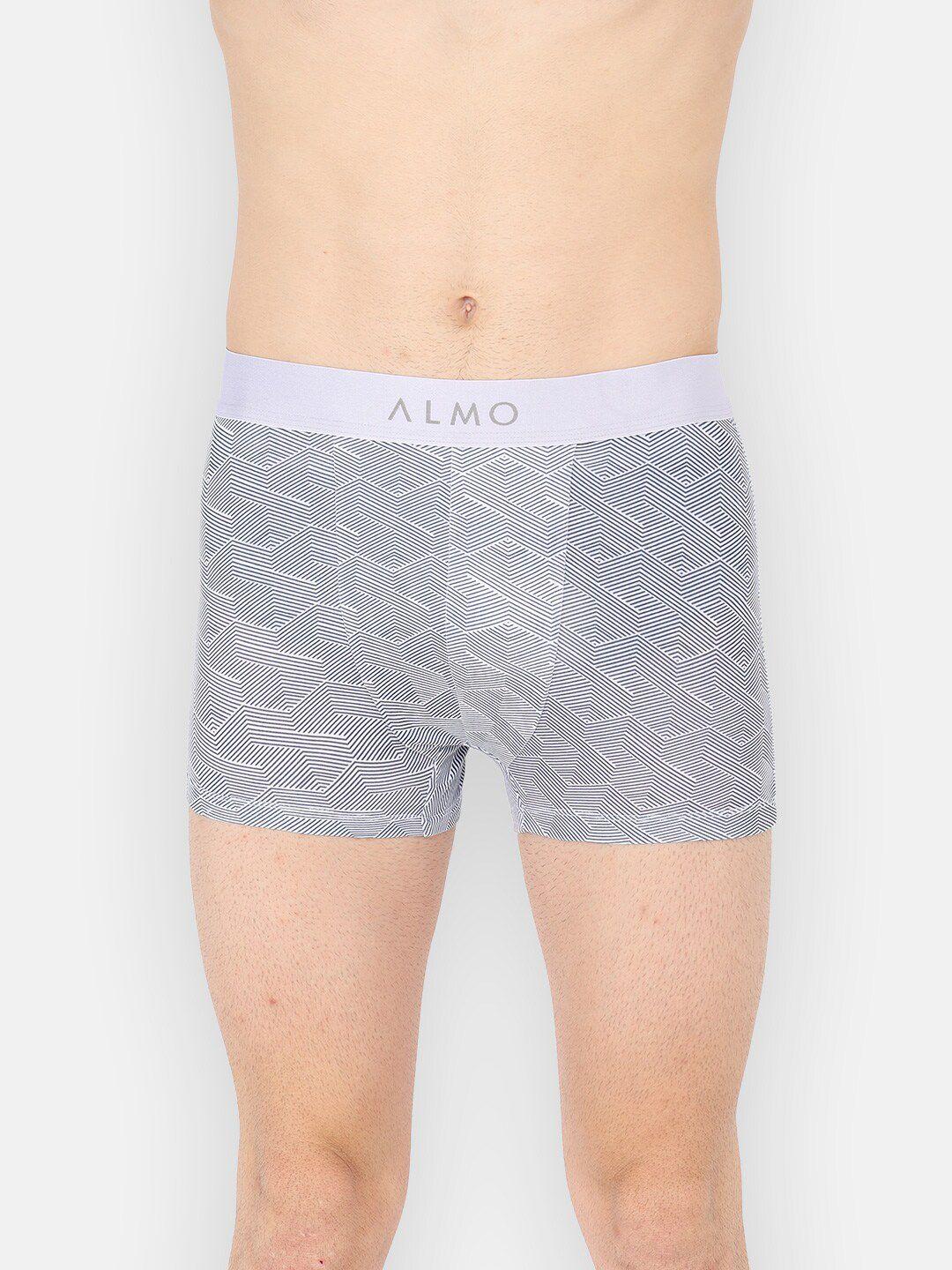 almo wear men blue printed trunks mm-t-01z04