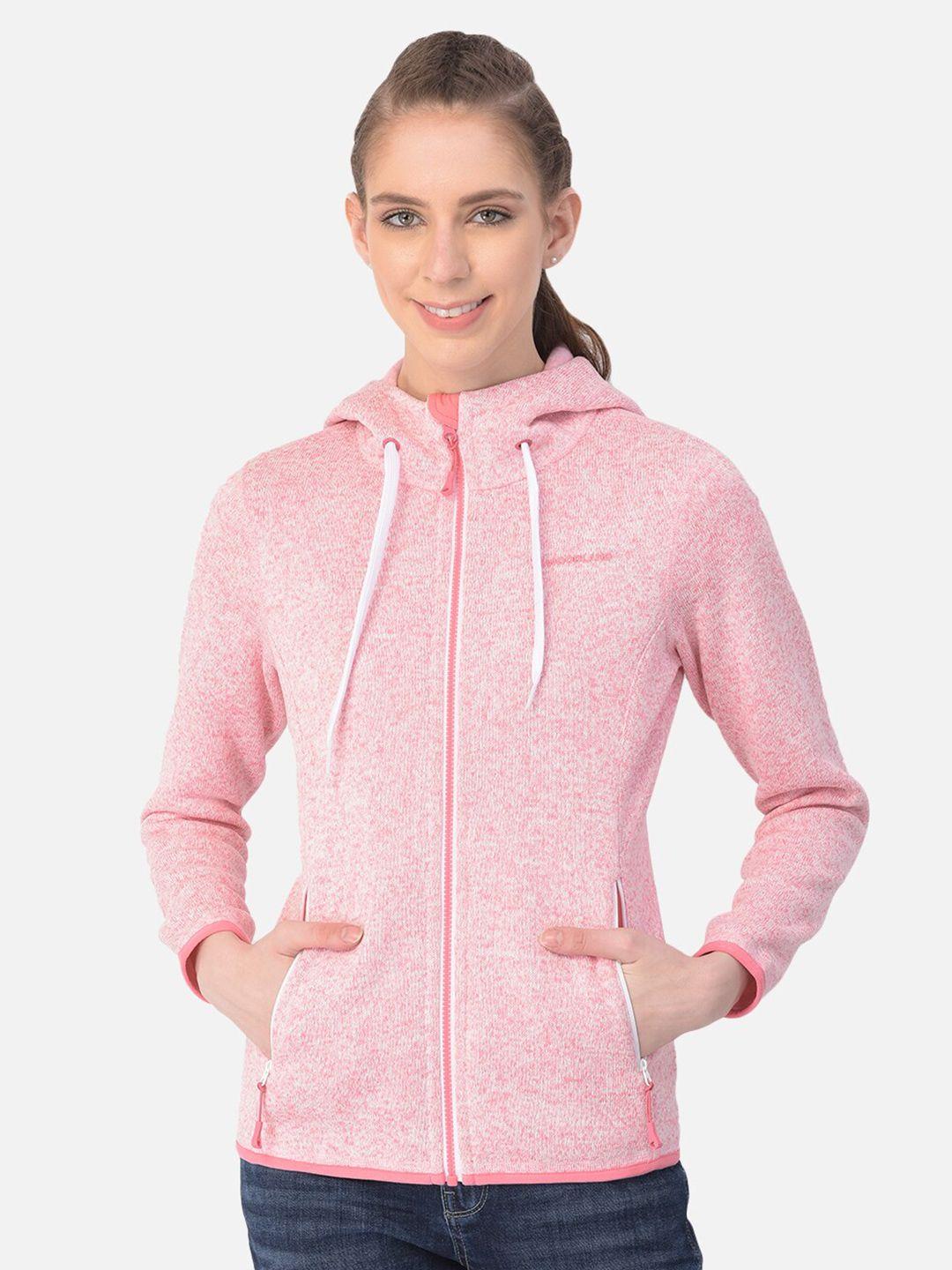 woodland women pink hooded sweatshirt