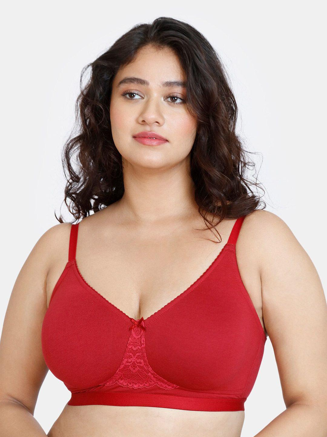 zivame red minimizer bra