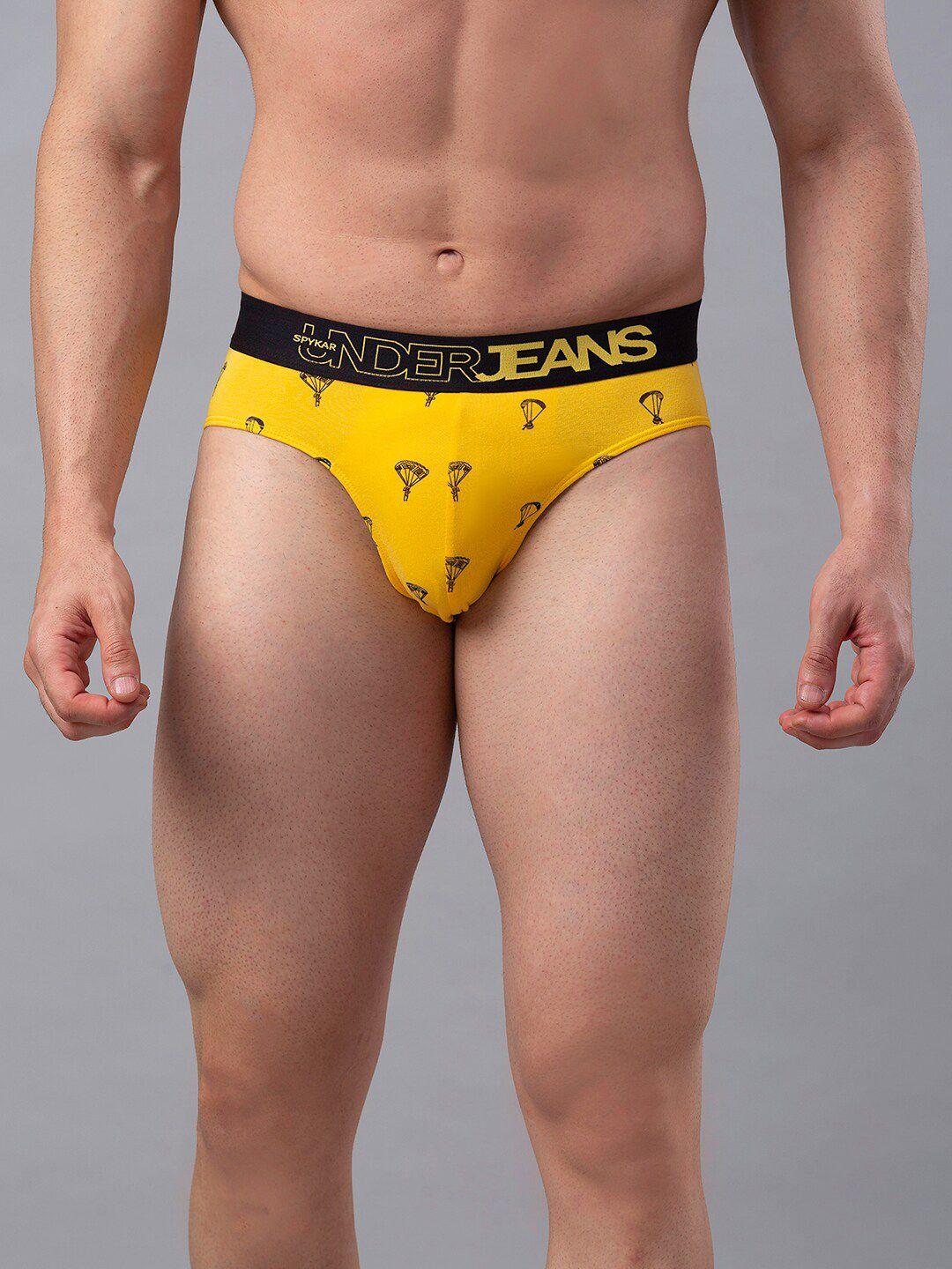 underjeans by spykar men cotton blend brief