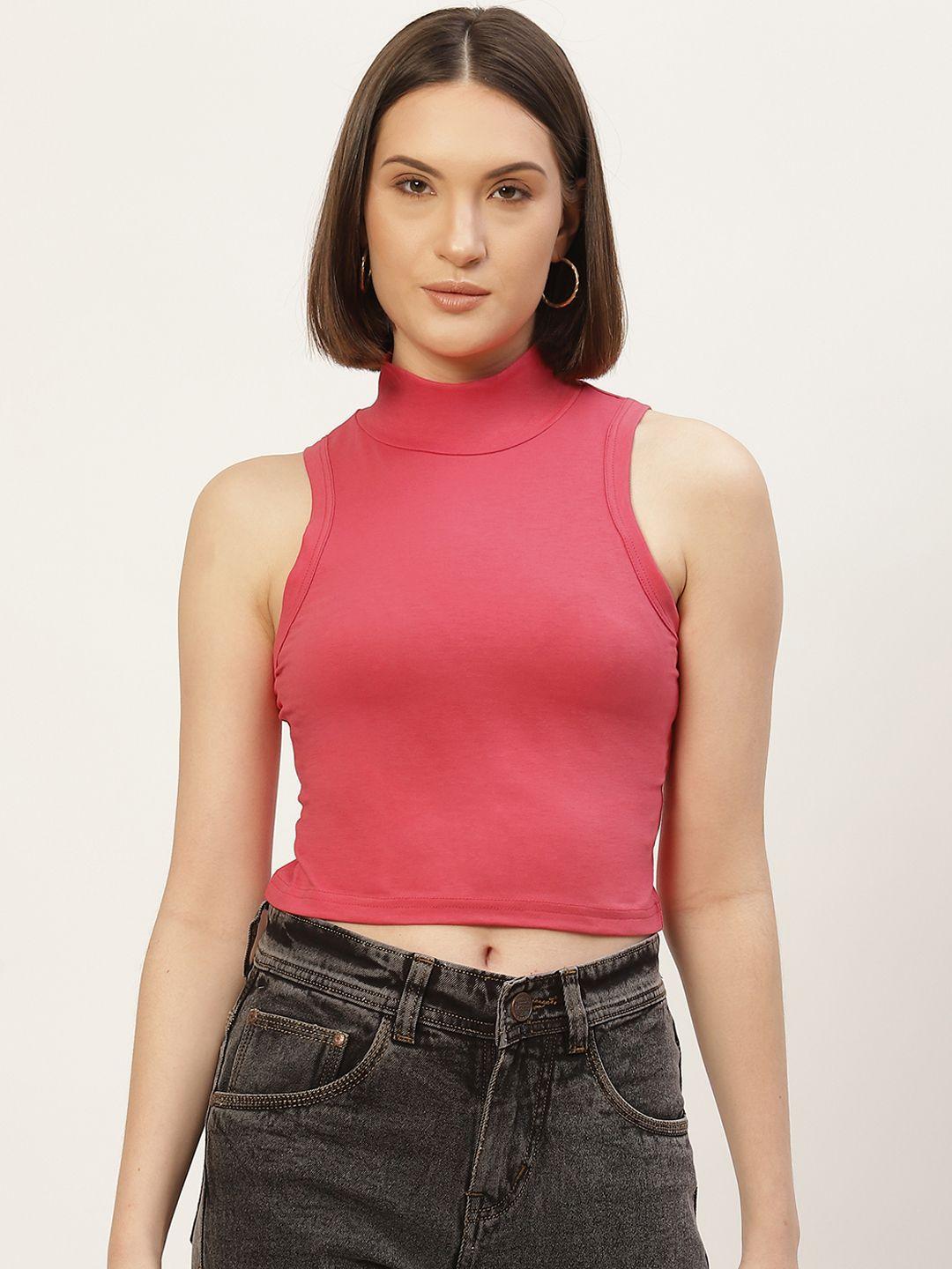 femea pink crop top