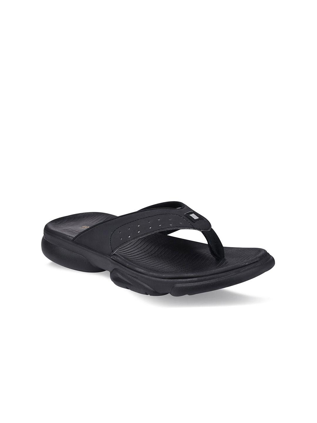 campus men black slip-on