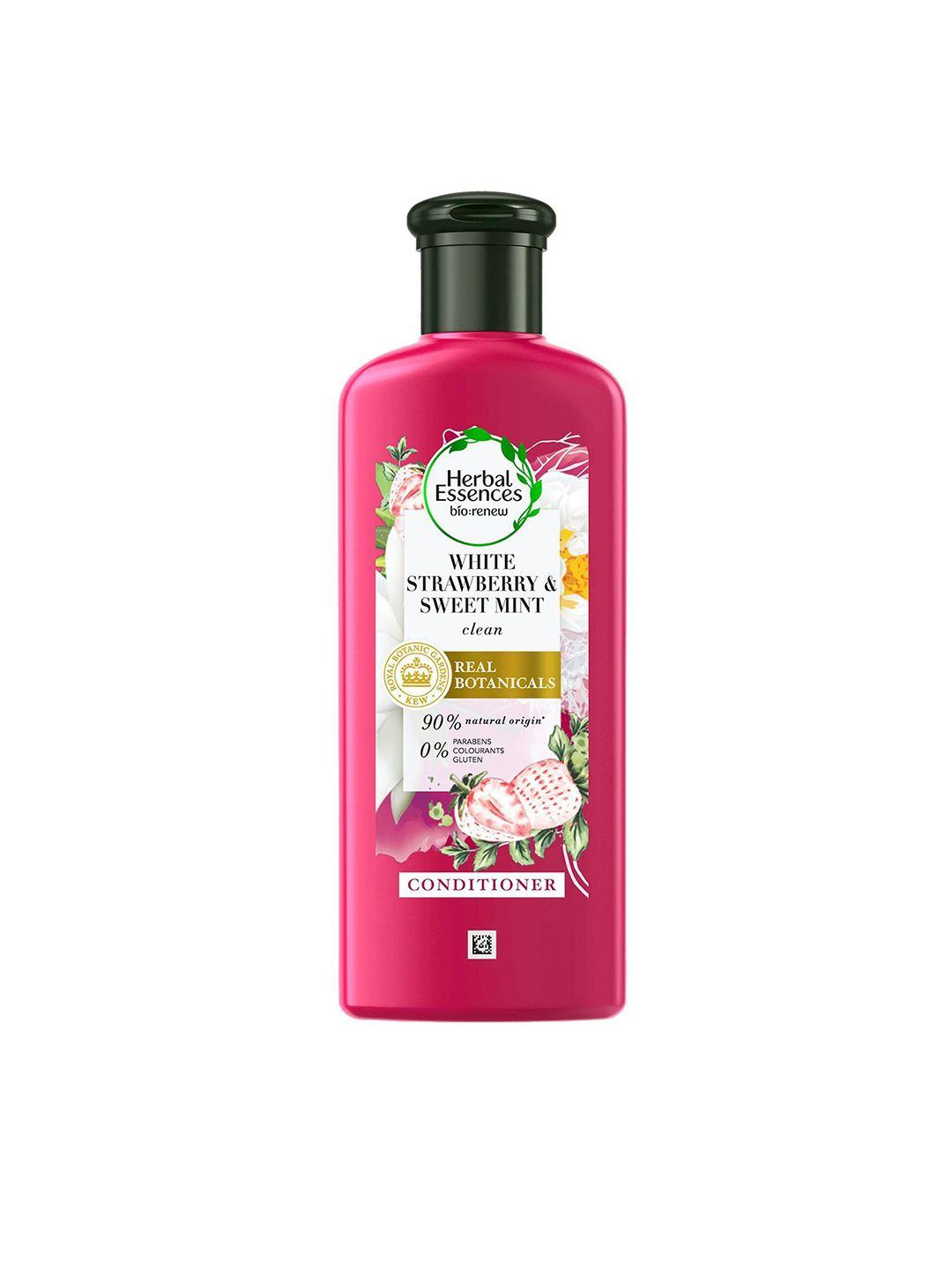 herbal essences bio-renew white strawberry & sweet mint real botanicals conditioner 240 ml