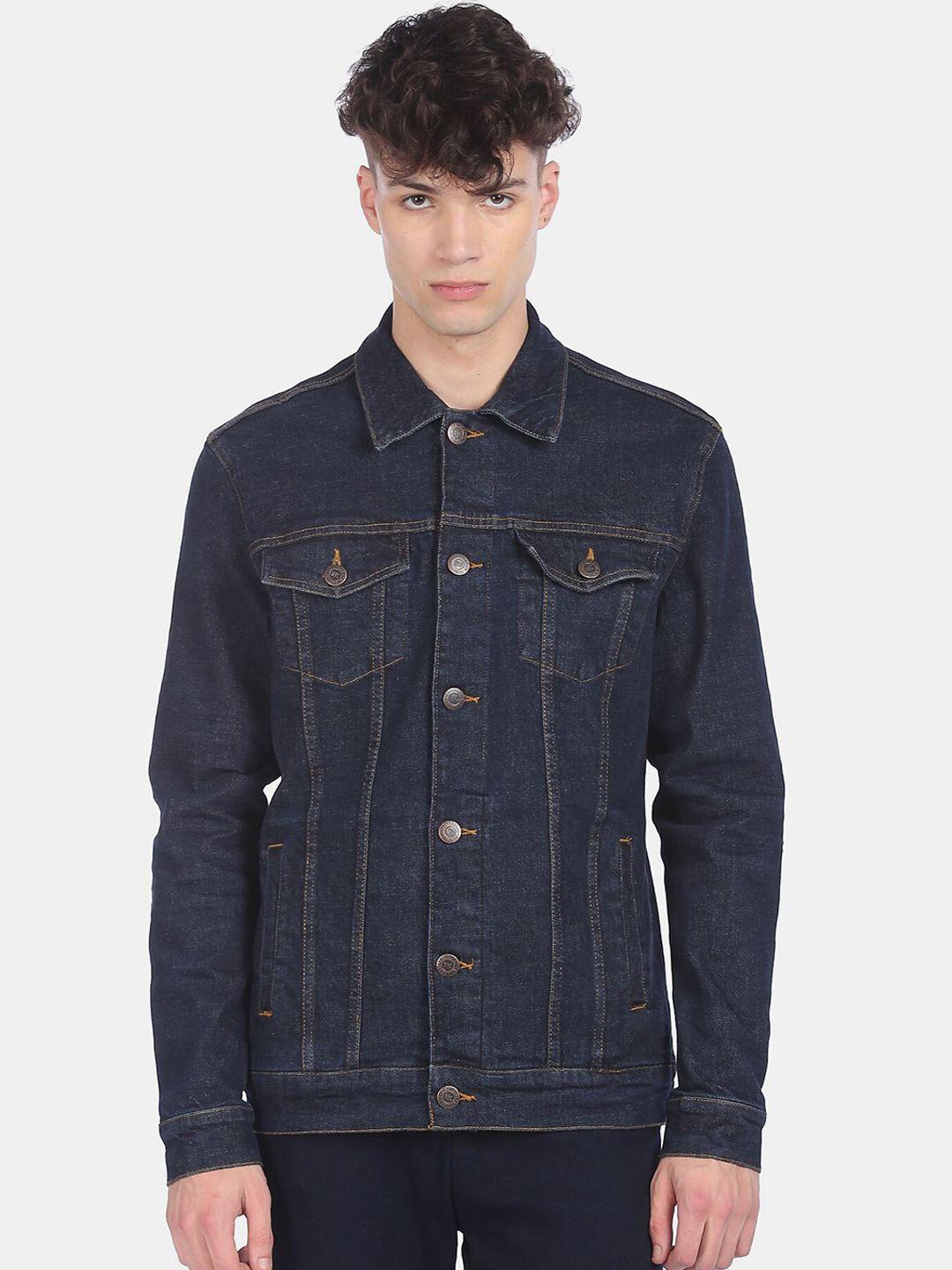 aeropostale men blue denim jacket