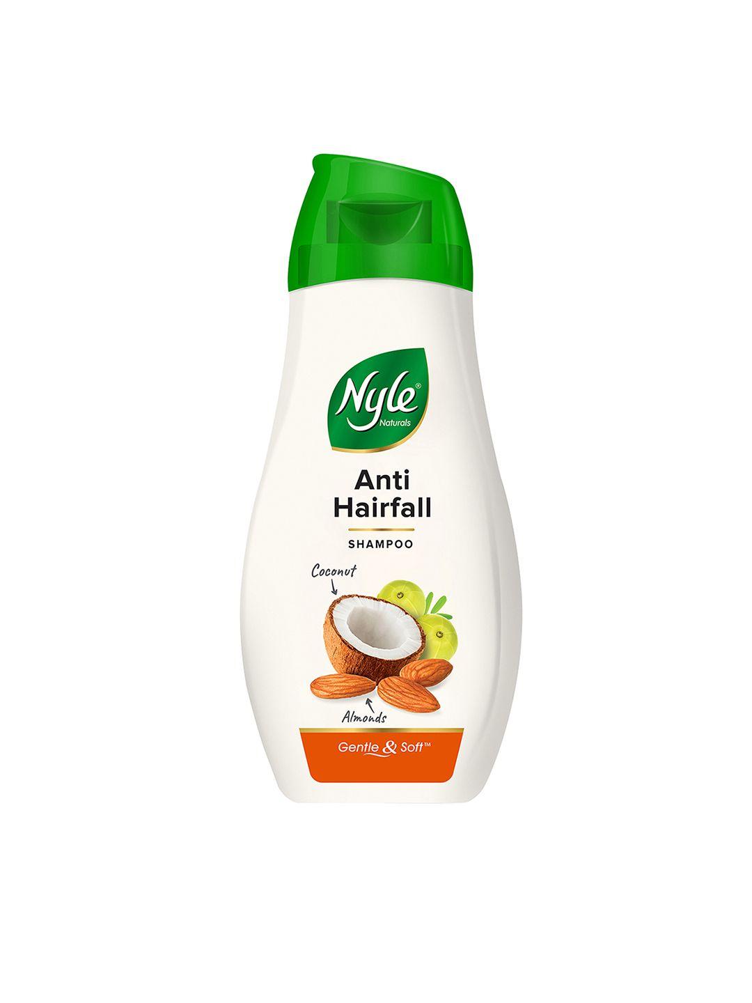 nyle naturals strong & healthy anti hairfall shampoo with extra active conditioners- 90 ml