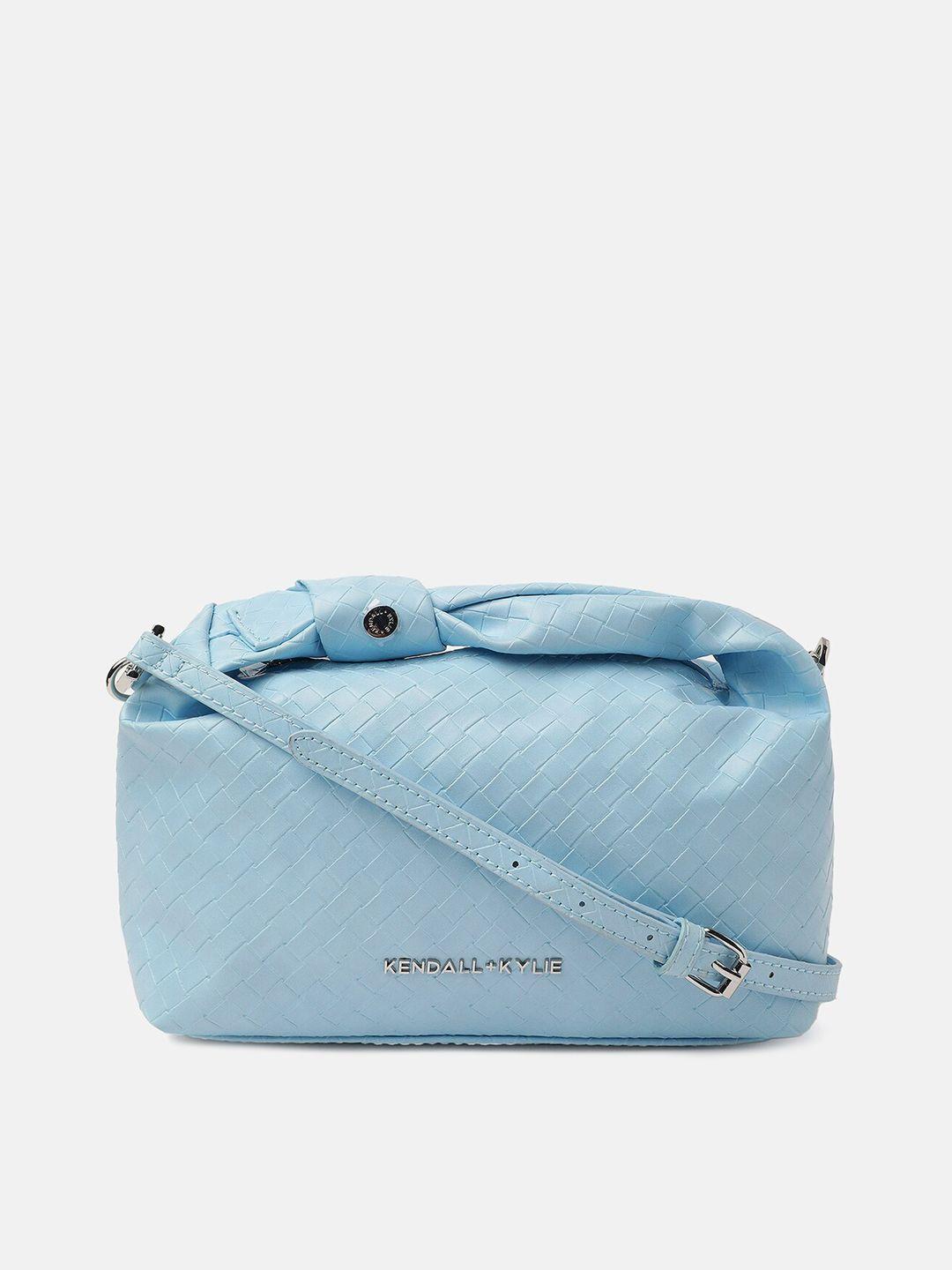 kendall & kylie blue structured sling bag