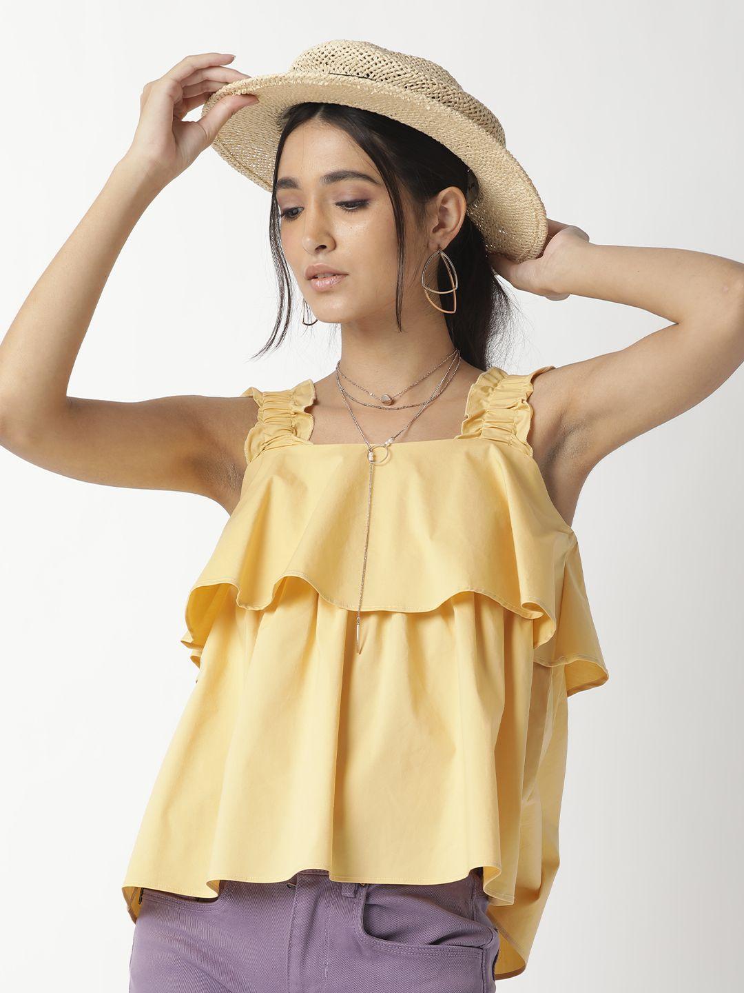 rareism yellow tiered top