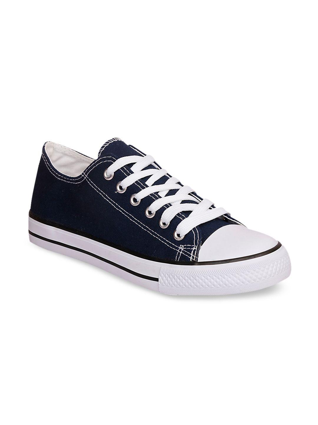 cipramo sports women navy blue canvas sneakers