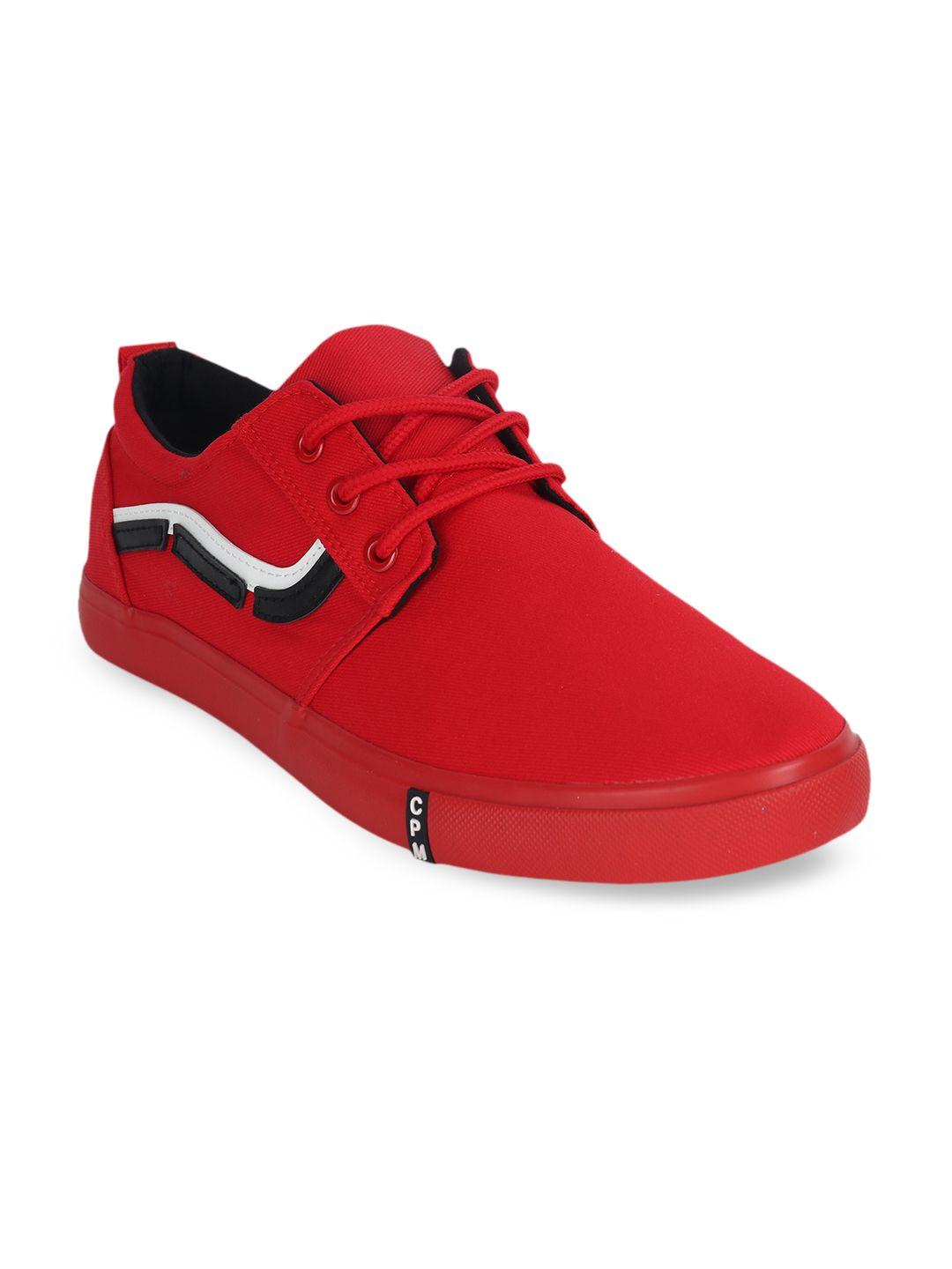 cipramo sports men red sneakers