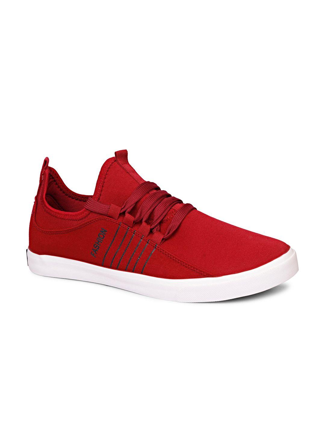 cipramo sports men maroon sneakers