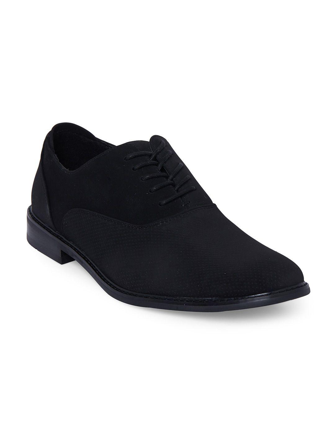 call it spring men black solid formal derbys