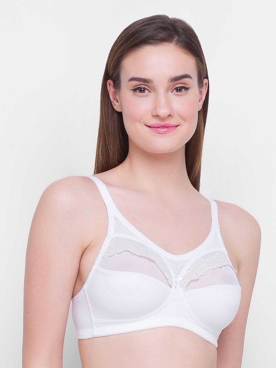 candyskin white non padded non wired minimizer bra