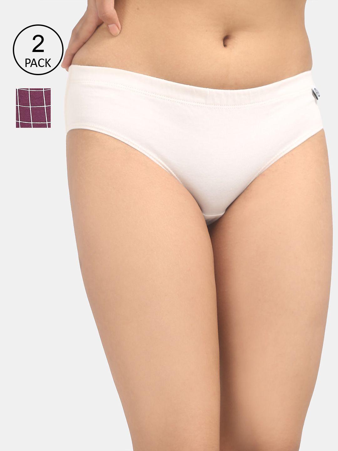 wear equal women pack of 2 hipster briefs