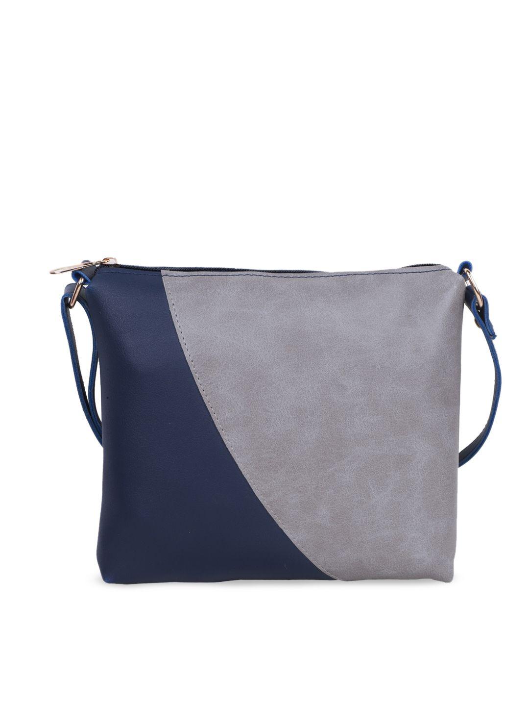 butterflies blue pu shoulder bag