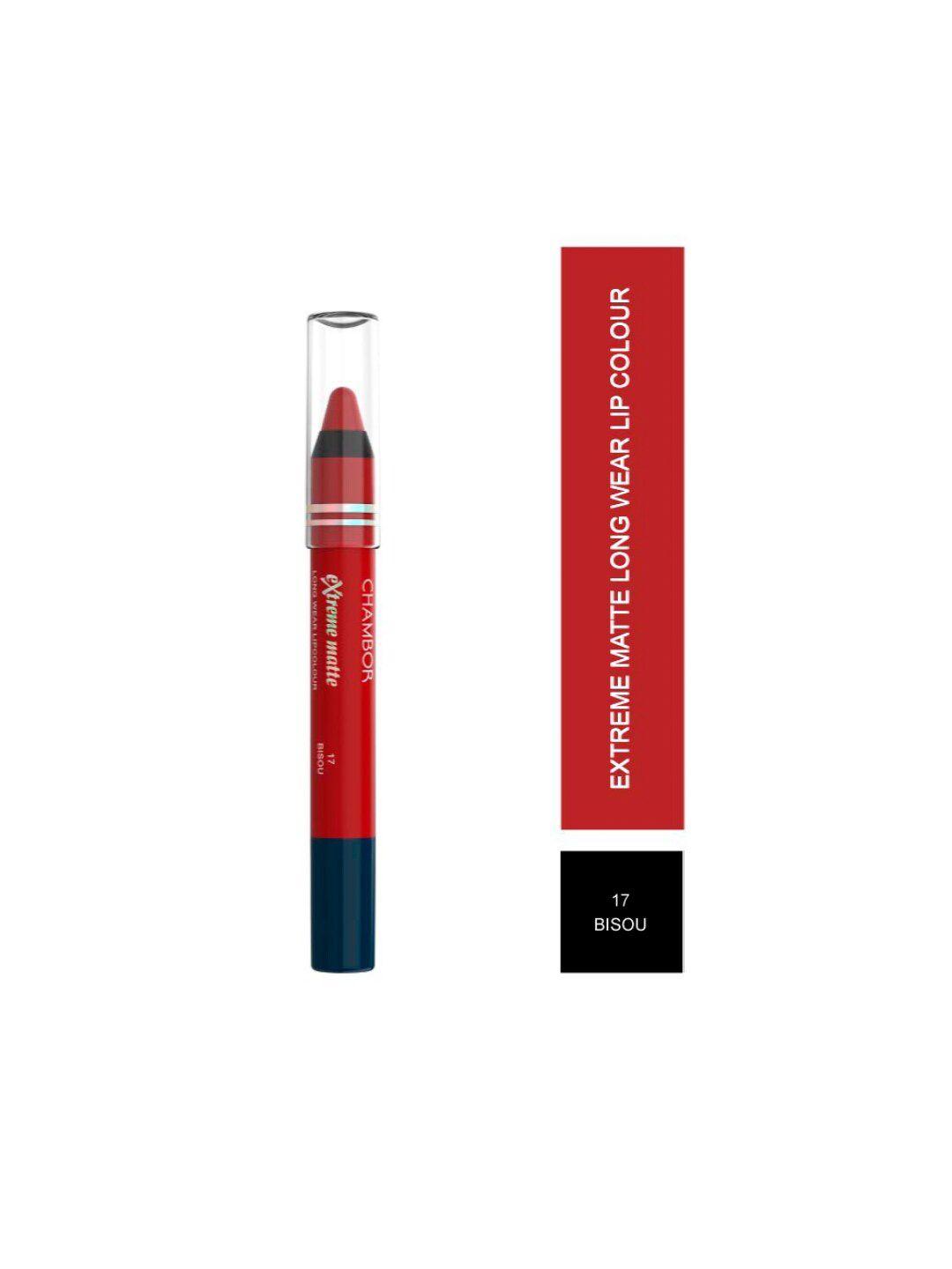 chambor extreme matte long wear lip colour 2.8 g - bisou 17