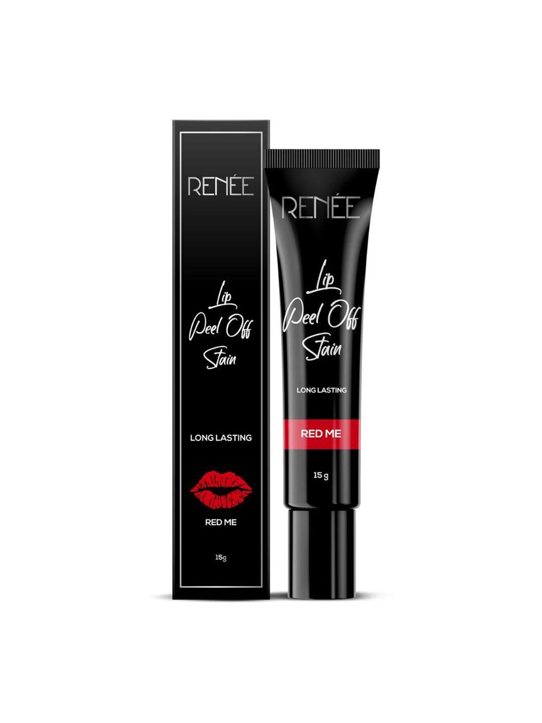 renee lip peel off stain lipstick - red me 15g