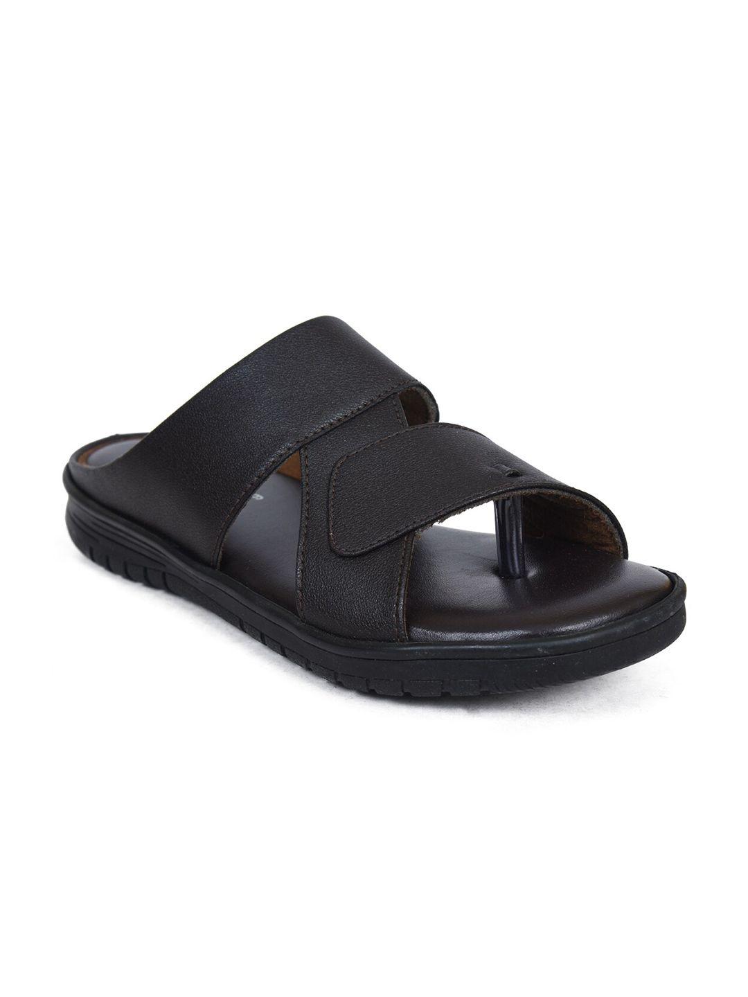 ajanta men brown comfort sandals