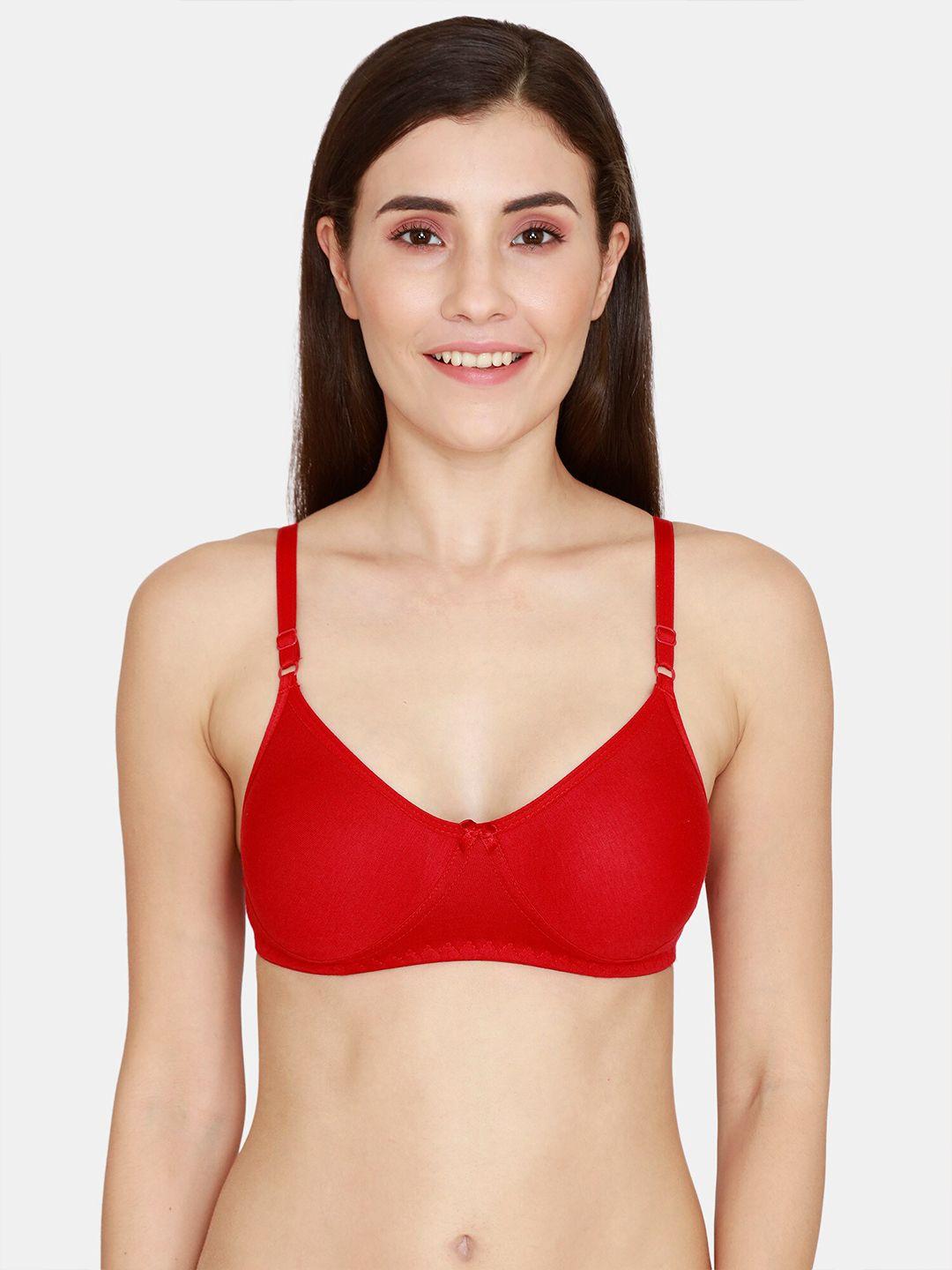 coucou by zivame red solid t-shirt bra