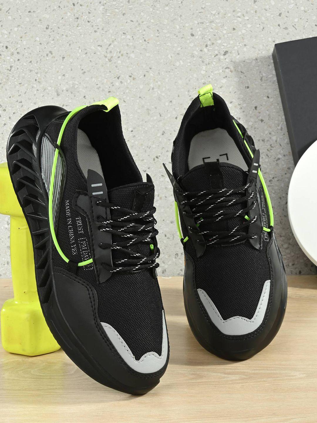 hundo p men black walking non-marking shoes